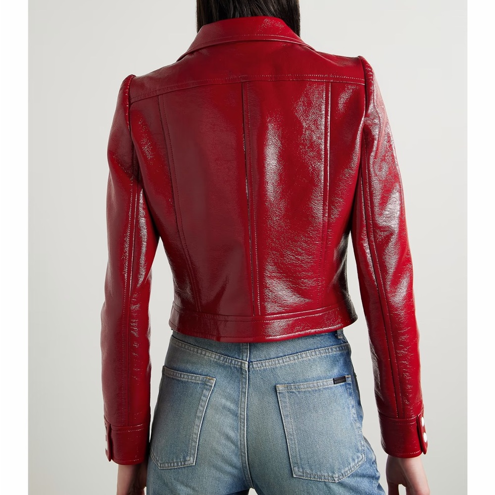 Courreges Red Reedition Vinyl Jacket - Picture 11 of 12